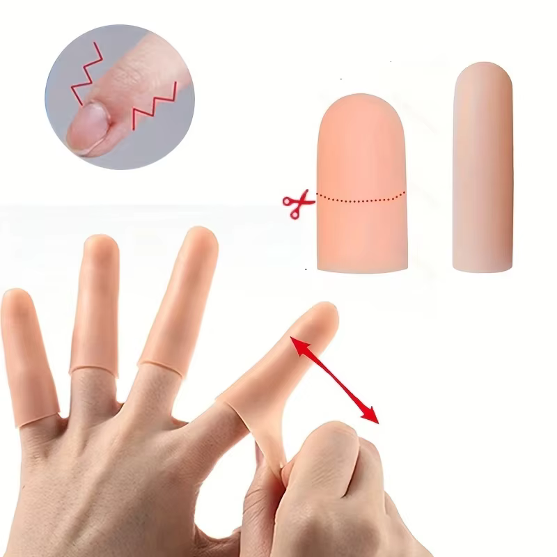Protège-doigts en Silicone lavables