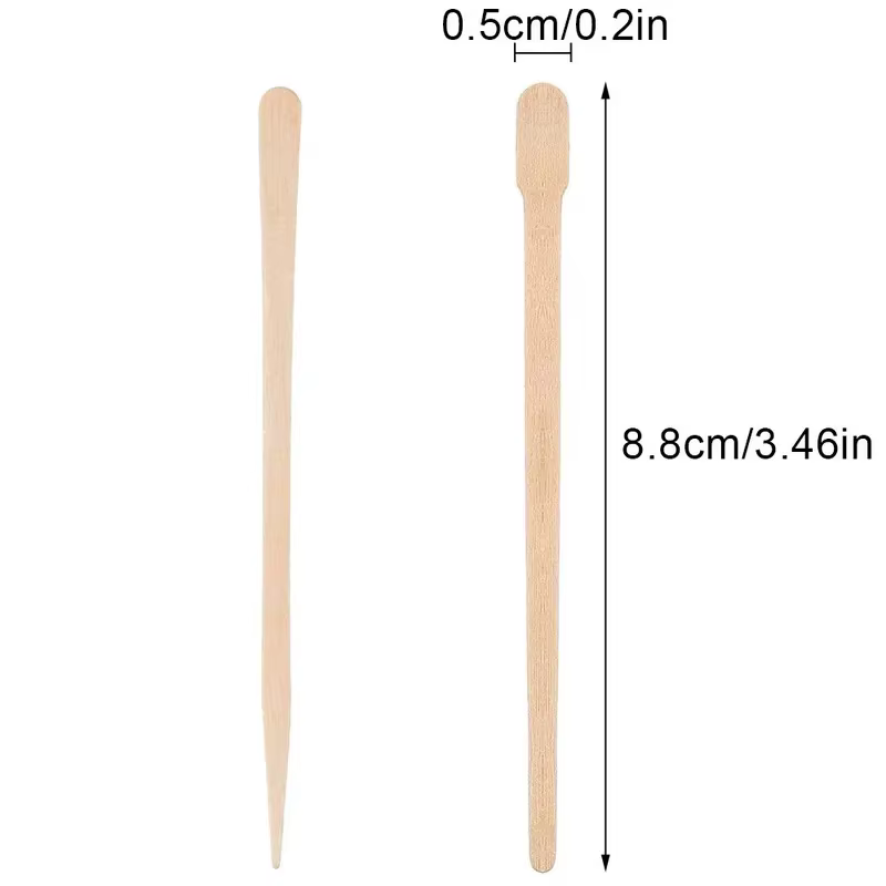 100-300 bâtonnets de cire en bois pour épilation corporelle