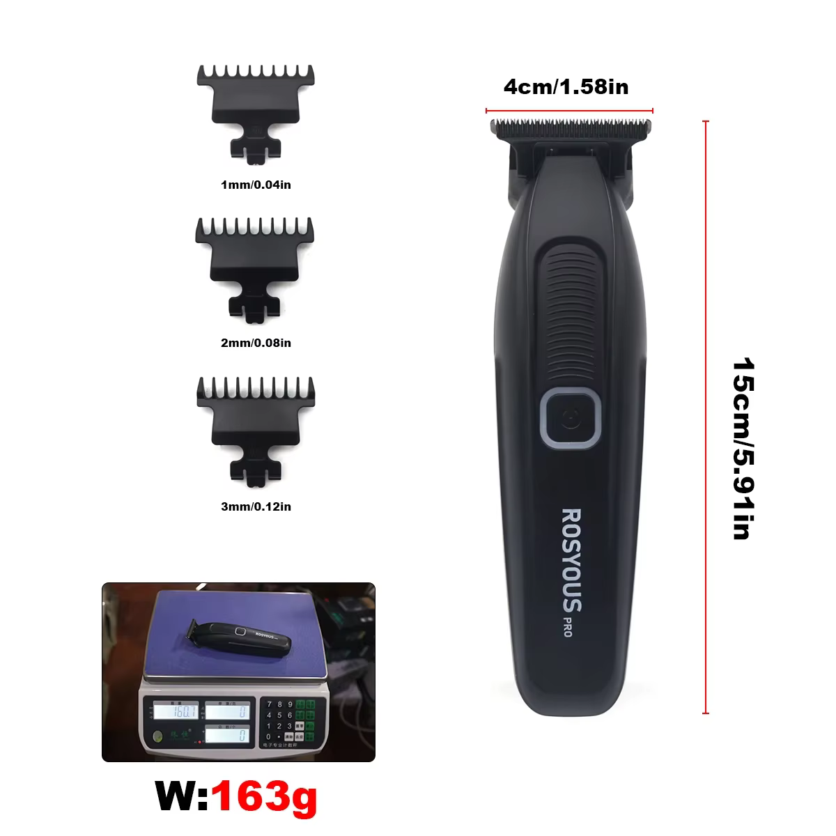RS078 tondeuse à barbe pour hommes lame DLC