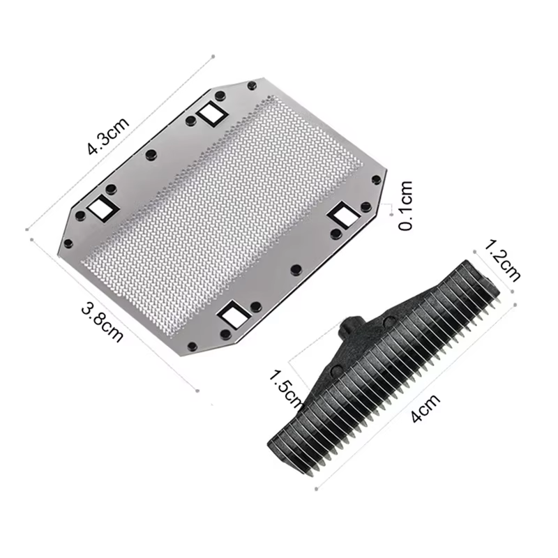 B89B-pour Panasonic ES9943 ES3800 ES3830 ES3831 ES3832 ES-SA40 SA-40 ES-RC40 Compatible 2 pièces coupe-lame intérieure + vis de feuille de rasoir