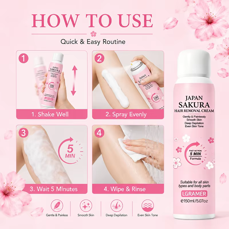 Crème dépilatoire pour femmes 150 ml