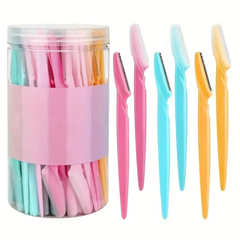 30 pièces, outils de Dermaplaning exfoliants polyvalents et rasoir Facial avec couvercle de précision