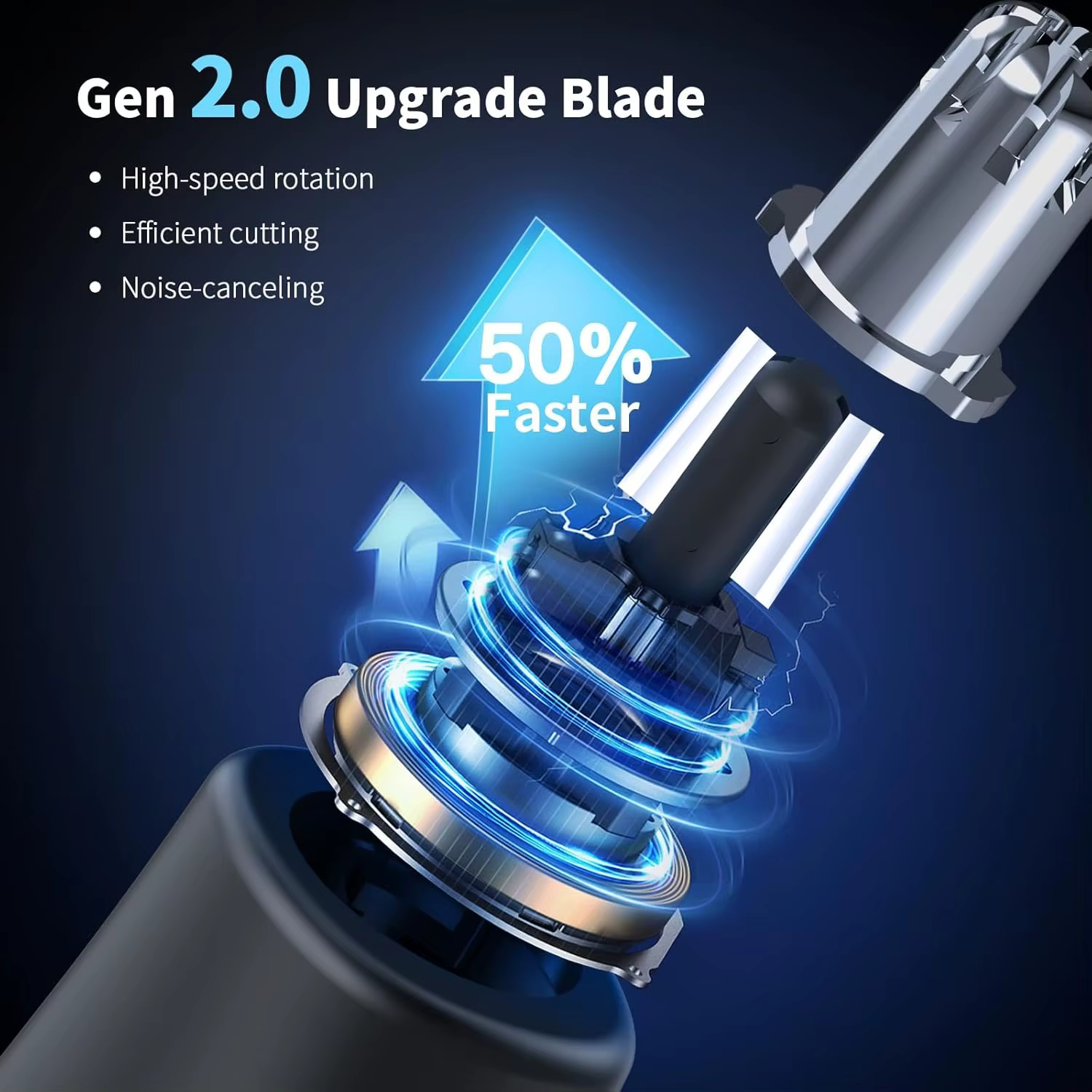 Lame de rechange 2.0 améliorée pour OneBlade QP2824/QP2734/QP2620/QP2520/QP2530