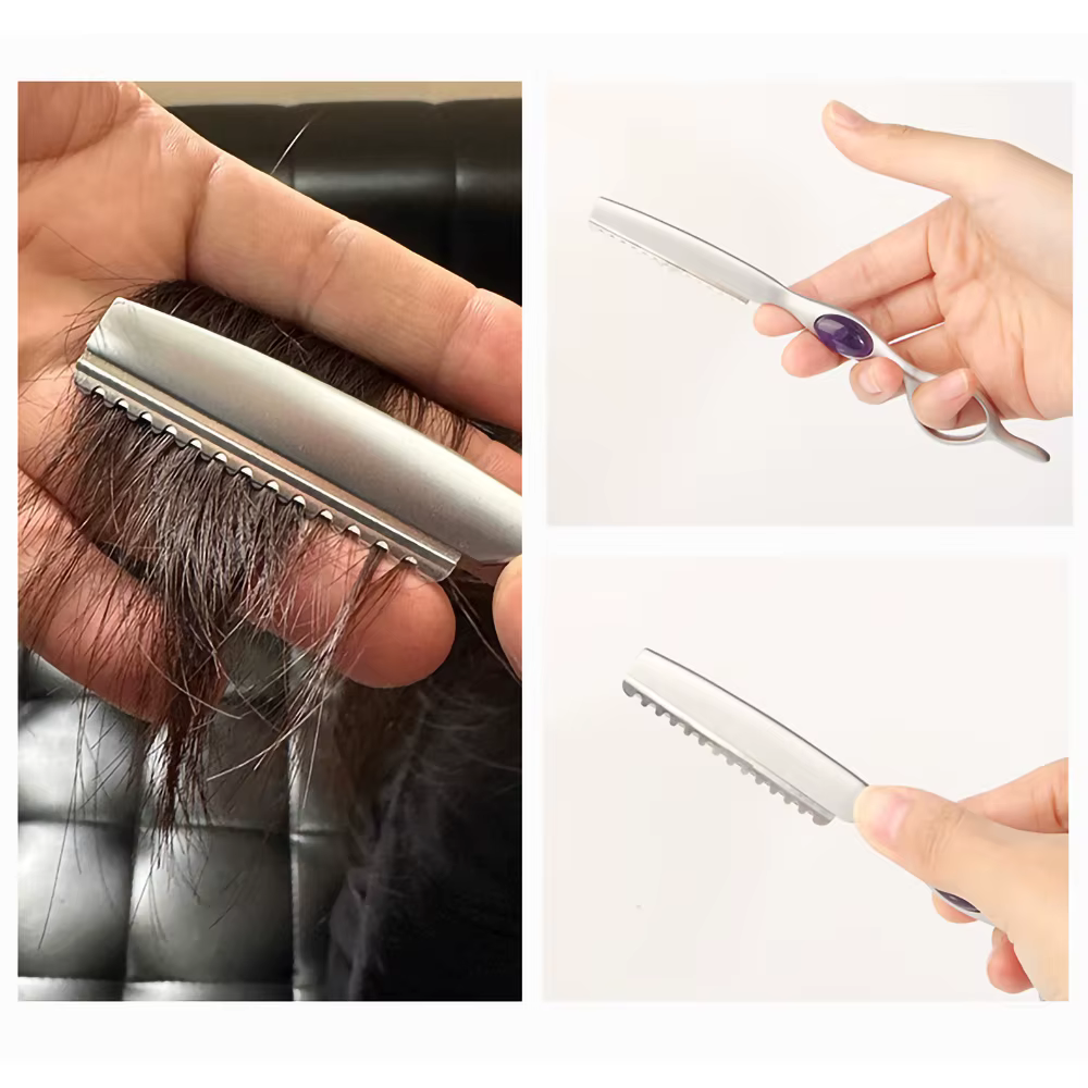 Lame de rasoir professionnelle tranchante pour barbier