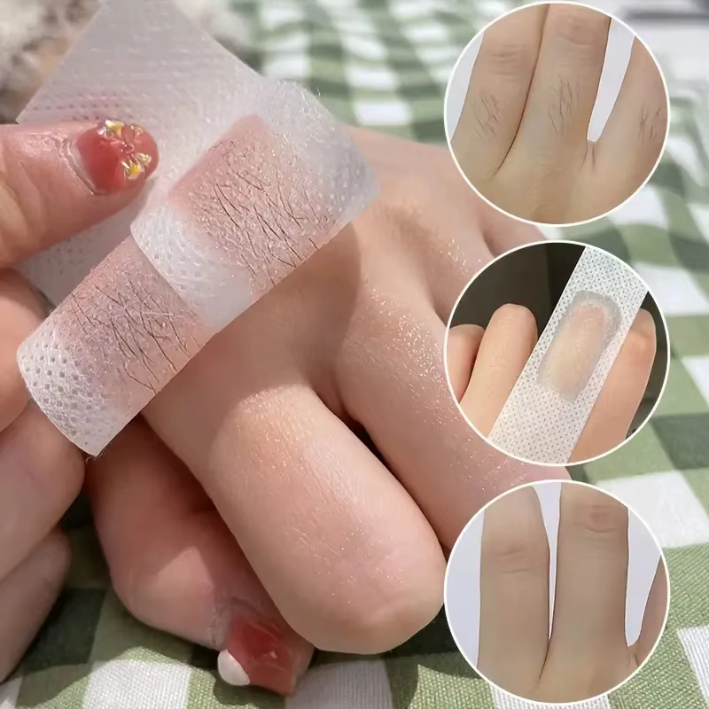 10 pièces bandes de cire pour le visage épilation