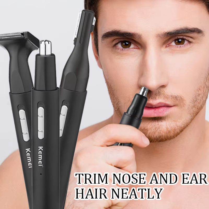 Kemei 6668 tout en un stylo nez tondeuse pour hommes femmes électrique