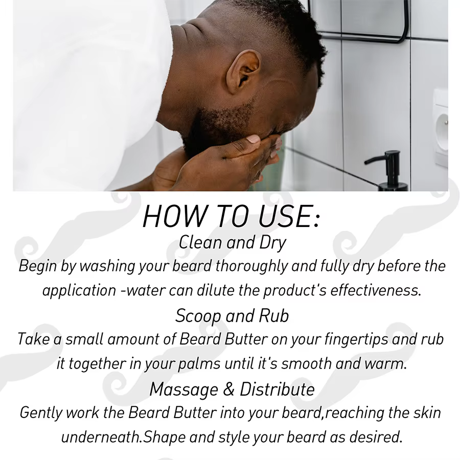 Crème hydratante nourrissante pour barbe