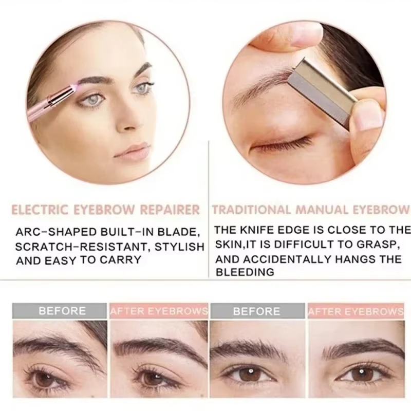 Tondeuse à sourcils électrique pour le visage