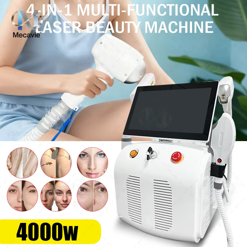 Appareil d'épilation laser diode 4 ondes 5000W 2026 pour salon commercial