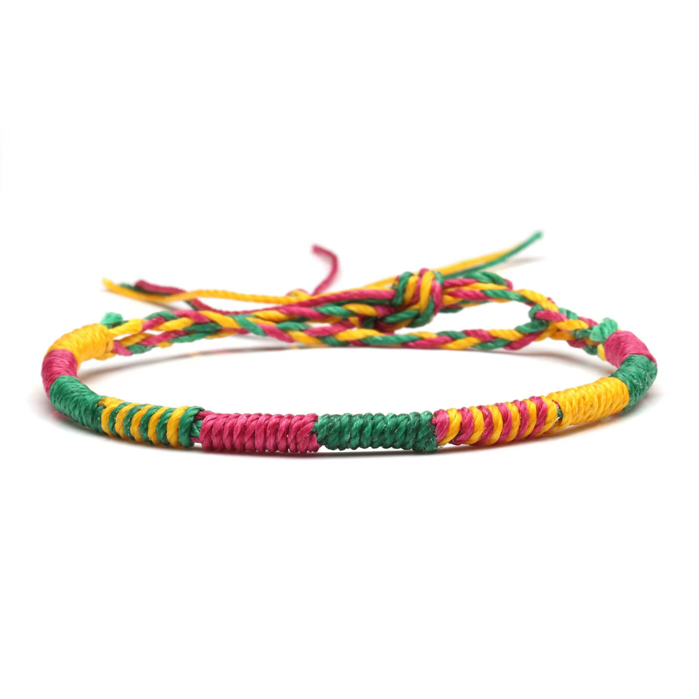 Bracelet tressé à la main pour hommes et femmes, cordon ciré, multicolore, fait à la main, Boho, étanche, bijoux de plage, été