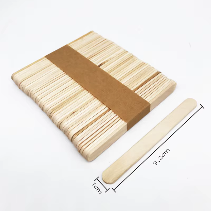Spatule en bois pour épilation du corps pour femme