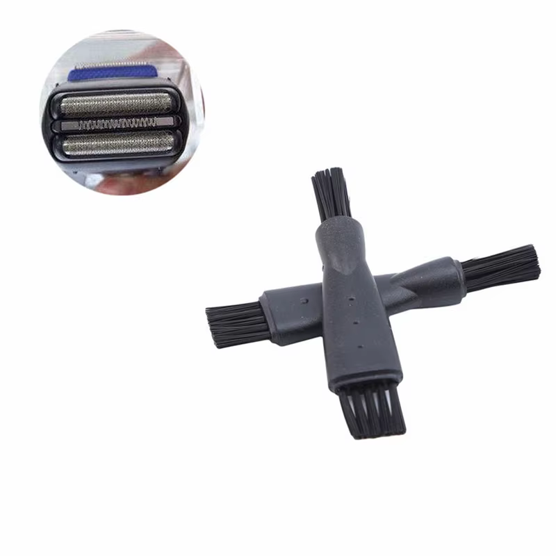 5 pièces rasoir électrique cisaillement nettoyage petite brosse moulin à café Nylon doux cheveux