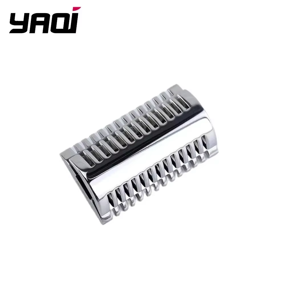Tête de rasoir de sécurité en acier inoxydable 316 poli Yaqi - Finition Mellon
