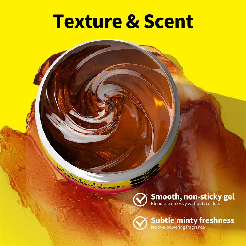 Gel coiffant pour tresses, cire coiffante longue durée pour des tresses définies, crème de contrôle des frisottis pour les bords, maintien tout au long de la journée