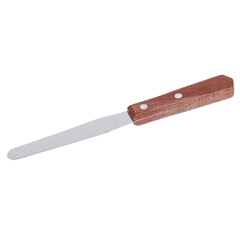 【1 spatule à cire en acier inoxydable