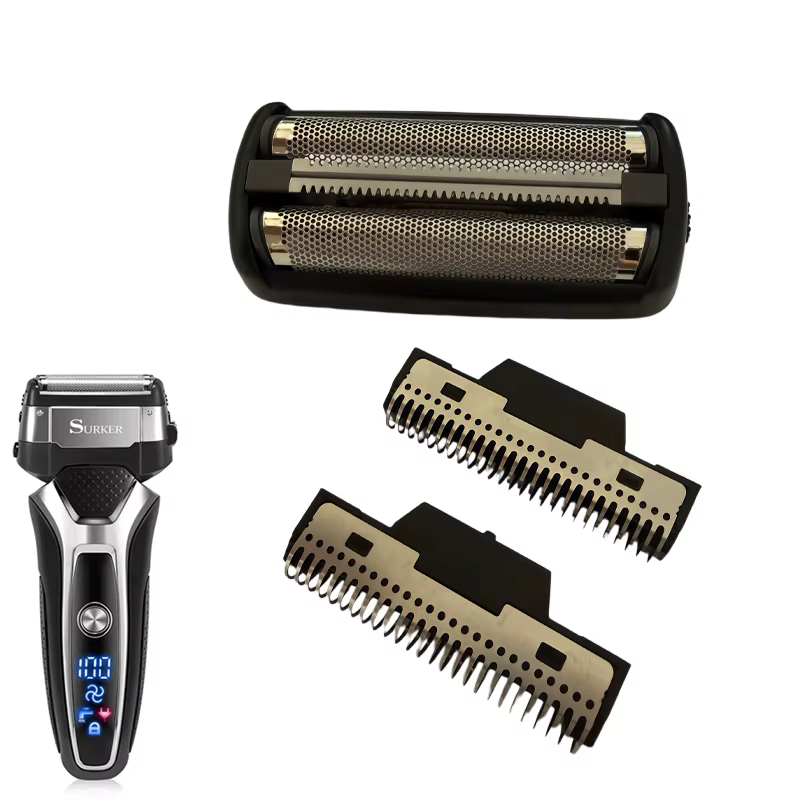 Lames de rechange et grille de rasage pour rasoir électrique à mouvement alternatif SURKER 9008