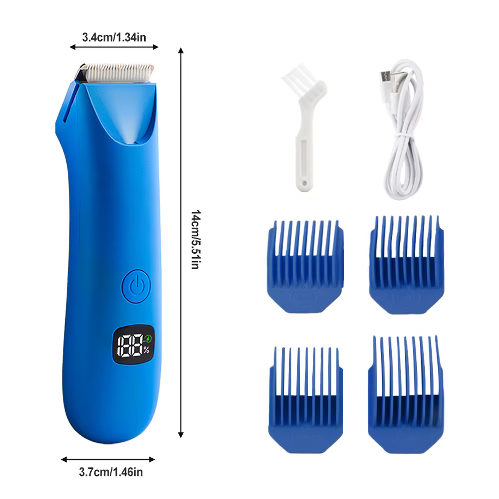Tondeuse corps cheveux et poils pubiens pour hommes et femmes