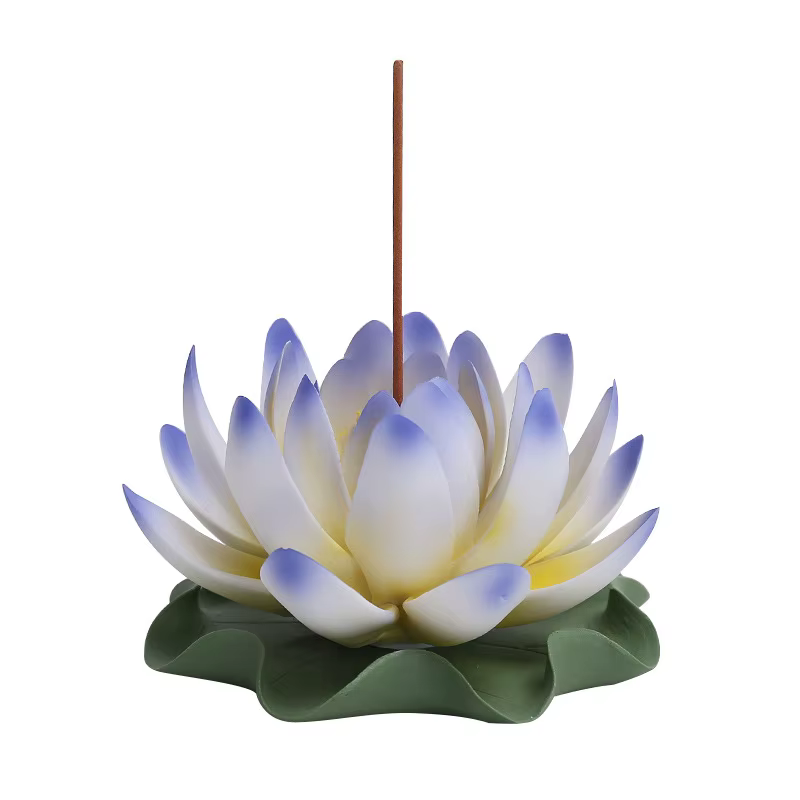 Zen – encensoir en céramique, artisanat, ornements de maison, brûleur d'encens, porte-bâton d'encens Lotus