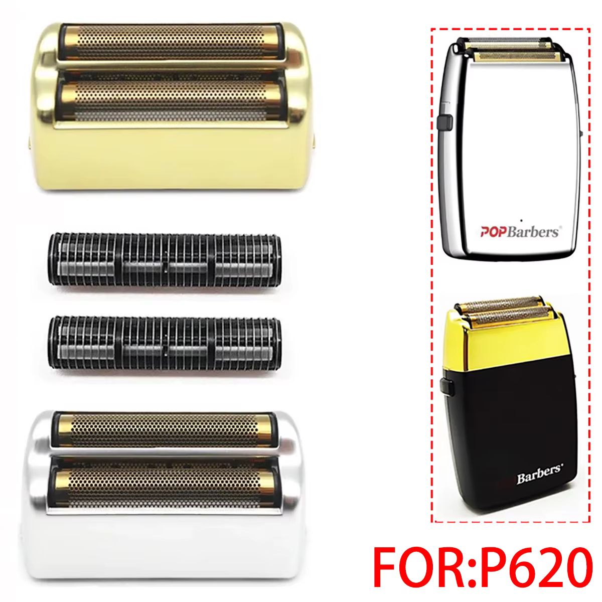Tondeuse professionnelle Pop Barbers P620 pour hommes