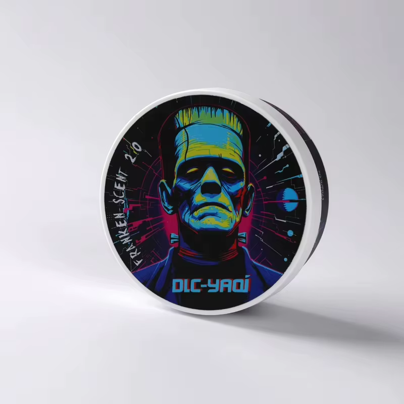 Promotion Flash 2026 : Savon de Rasage Artisanal YAQI Franken Scent 2.0 pour Hommes 170g – Crème de Rasage Pure de Luxe Essentielle pour l'Entretien de la Barbe