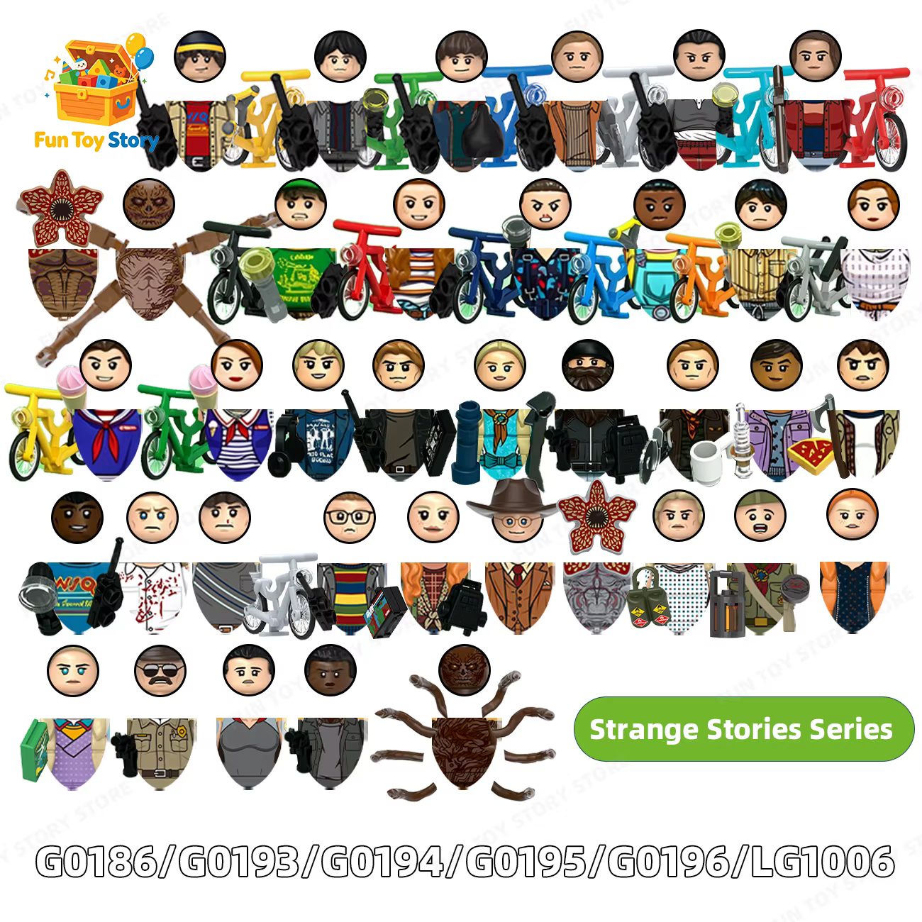 Collection de figurines d'action à assembler sur le thème des personnages de films d'horreur pour les passionnés de cinéma et de télévision