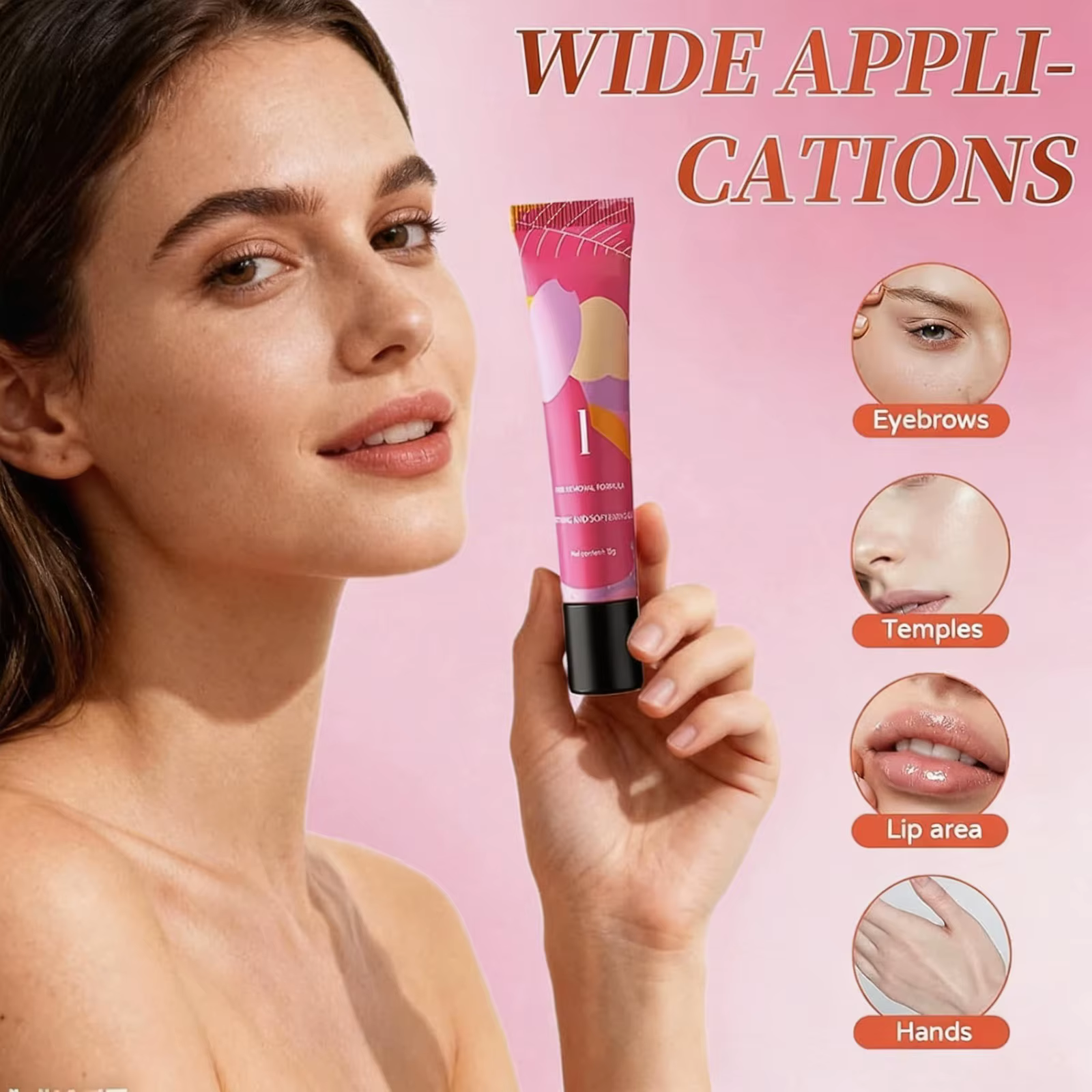 Crème dépilatoire visage pour kit trois étapes