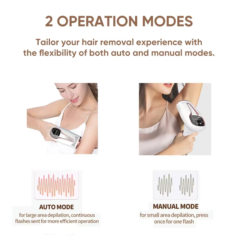 Épilateur laser de refroidissement pour femmes et hommes