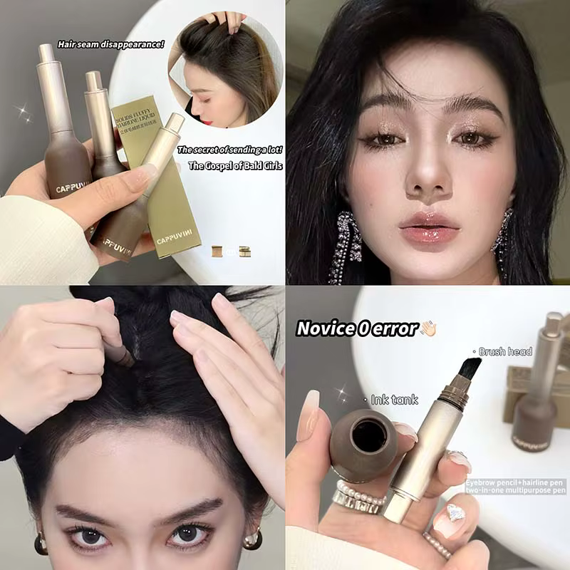 Remplisseur liquide pour ligne de cheveux – Finition moelleux semblable