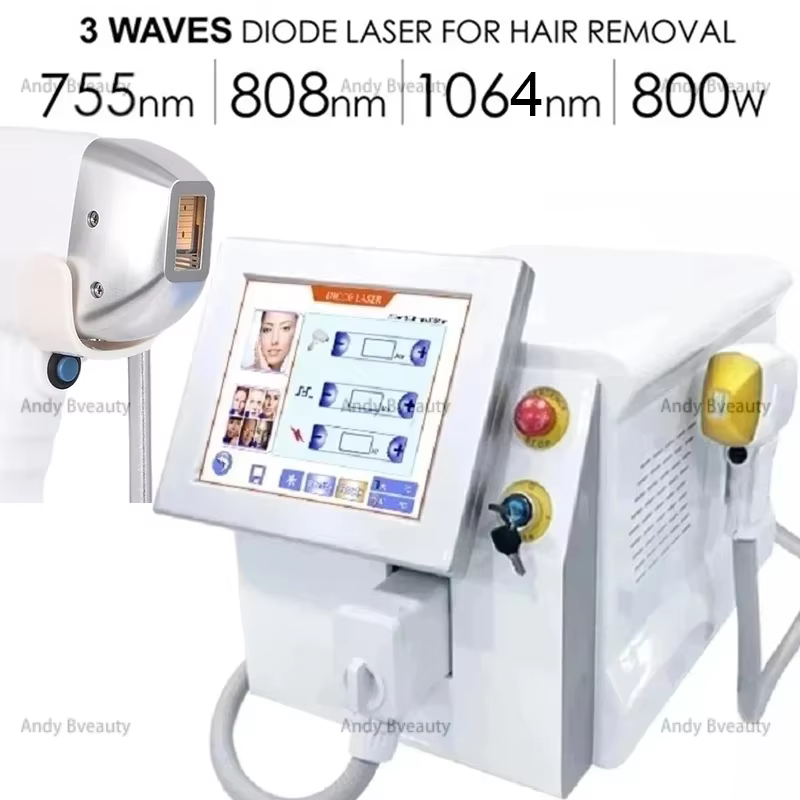 Équipement d'épilation au laser à diode 3500W USA