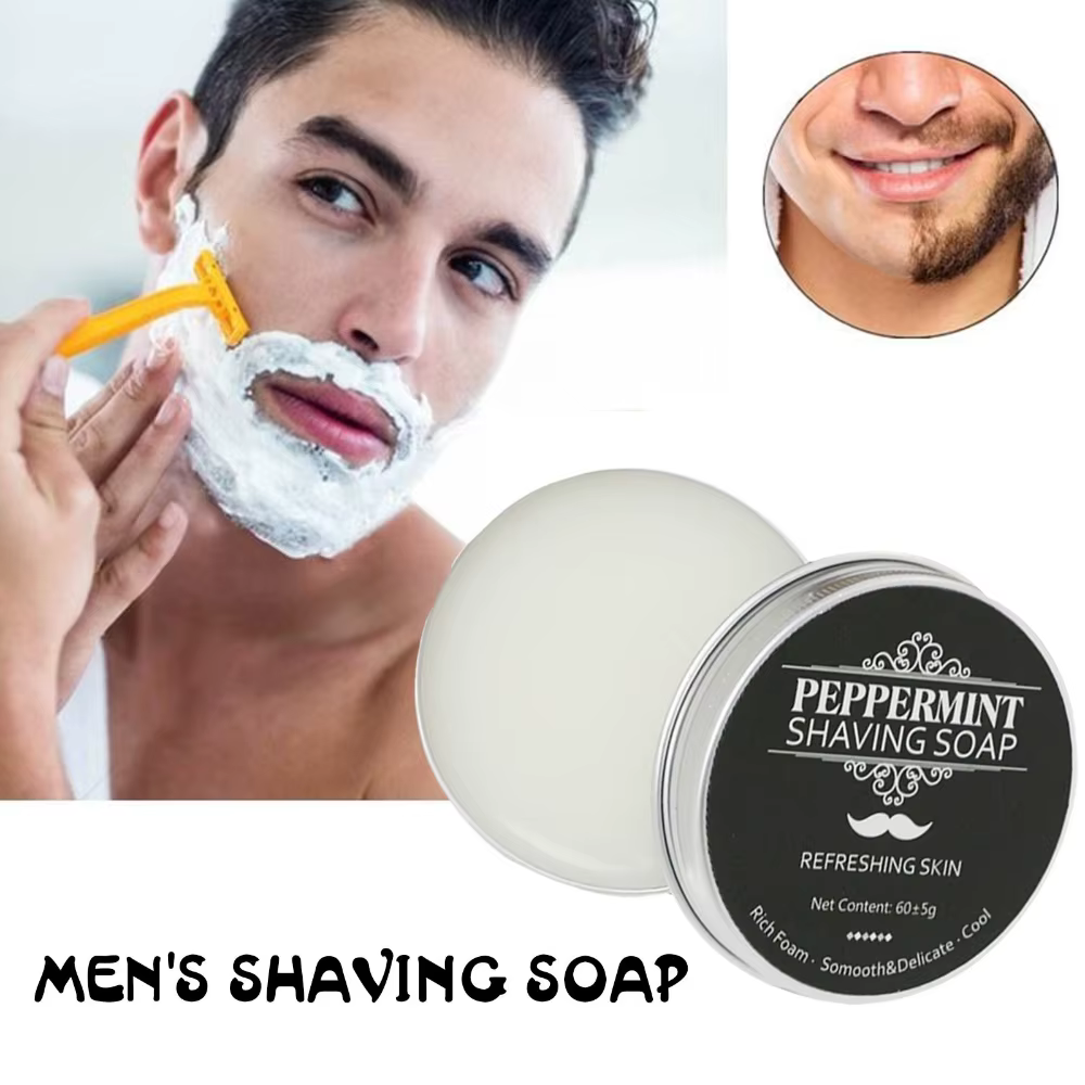 Savon de rasage pour barbe pour hommes