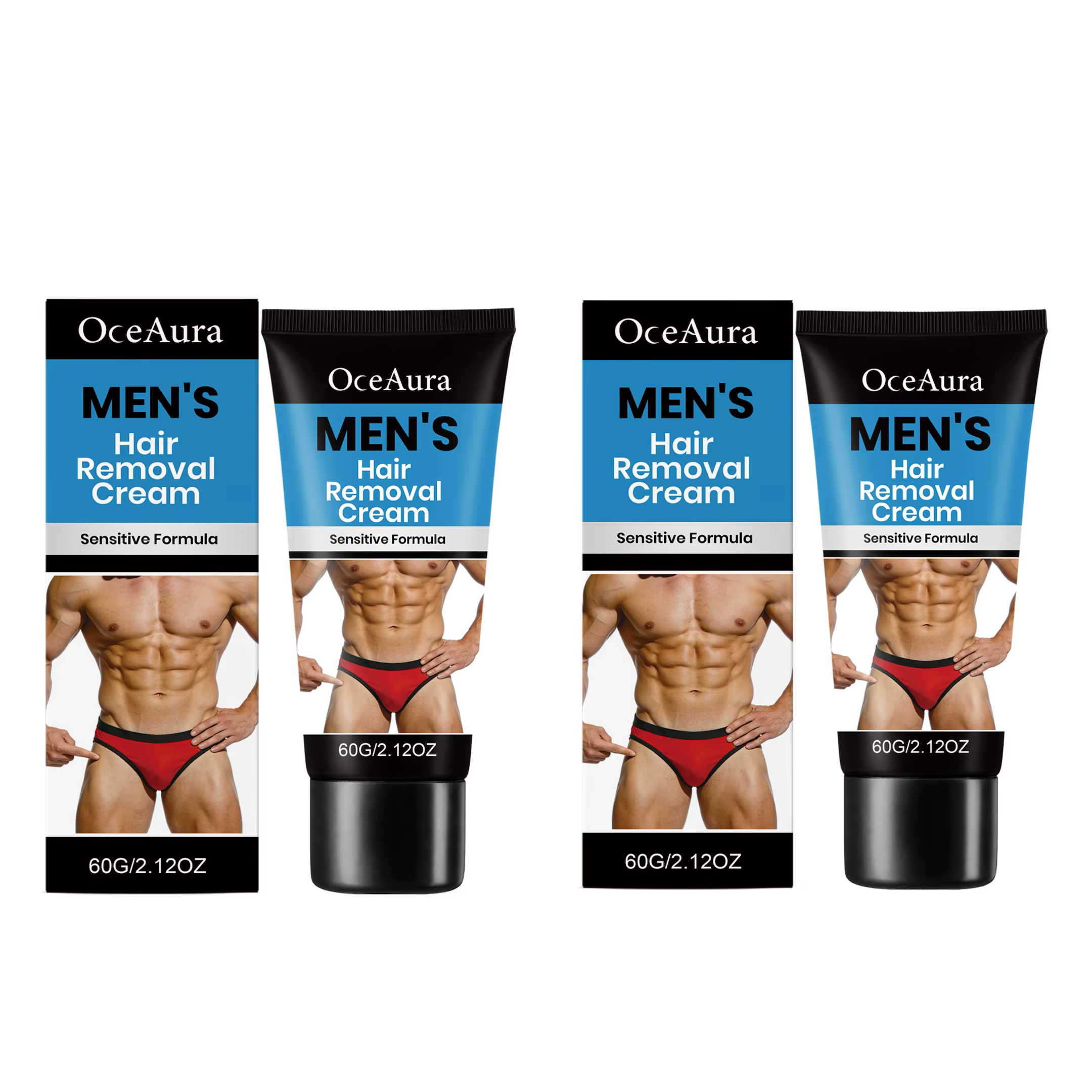 Crème dépilatoire pour hommes, formule sensible, élimination douce des poils du corps, rapide et efficace, zones intimes, sans douleur, crème dépilatoire pour hommes