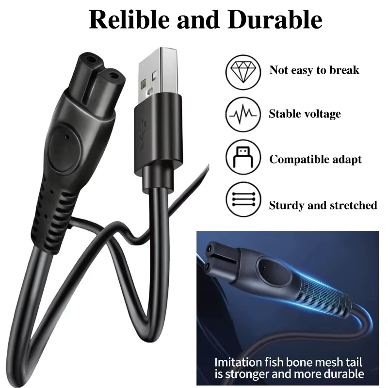 Câble de chargeur 5V, pour Philips QP2724 QP2834 QP1924 MG9520 MG7950 BT3238 X5005