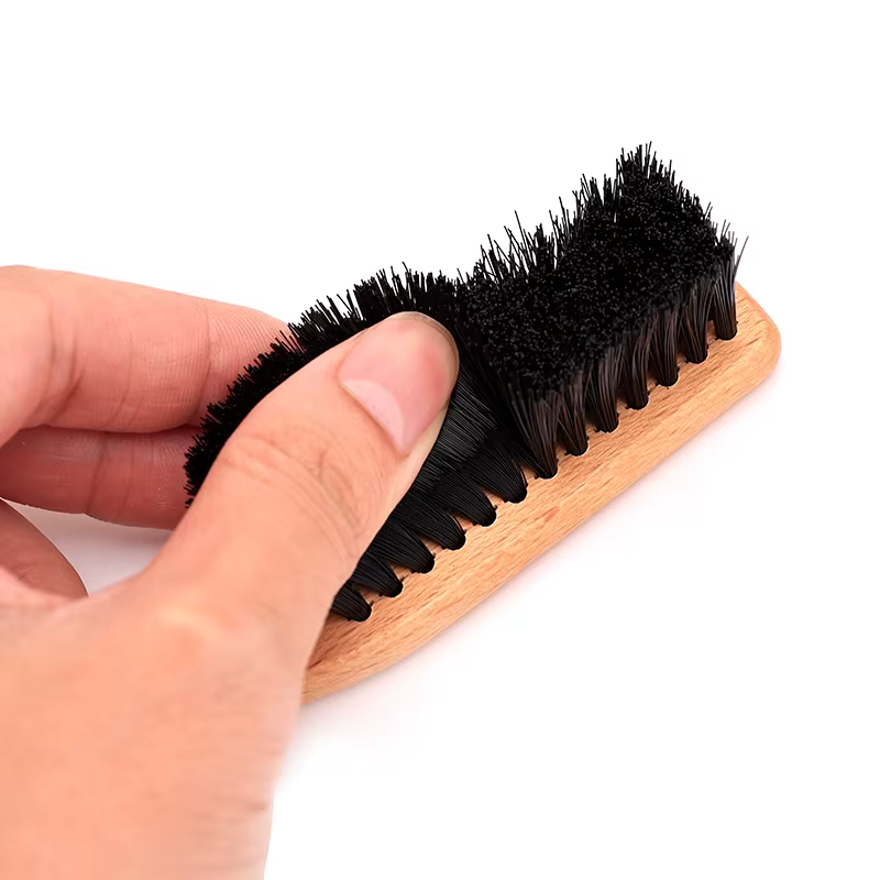 Barbertop hommes brosse à barbe manche en bois