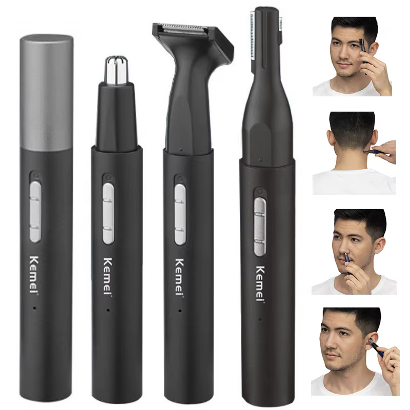Kemei 6668 tout en un stylo nez tondeuse pour hommes femmes électrique