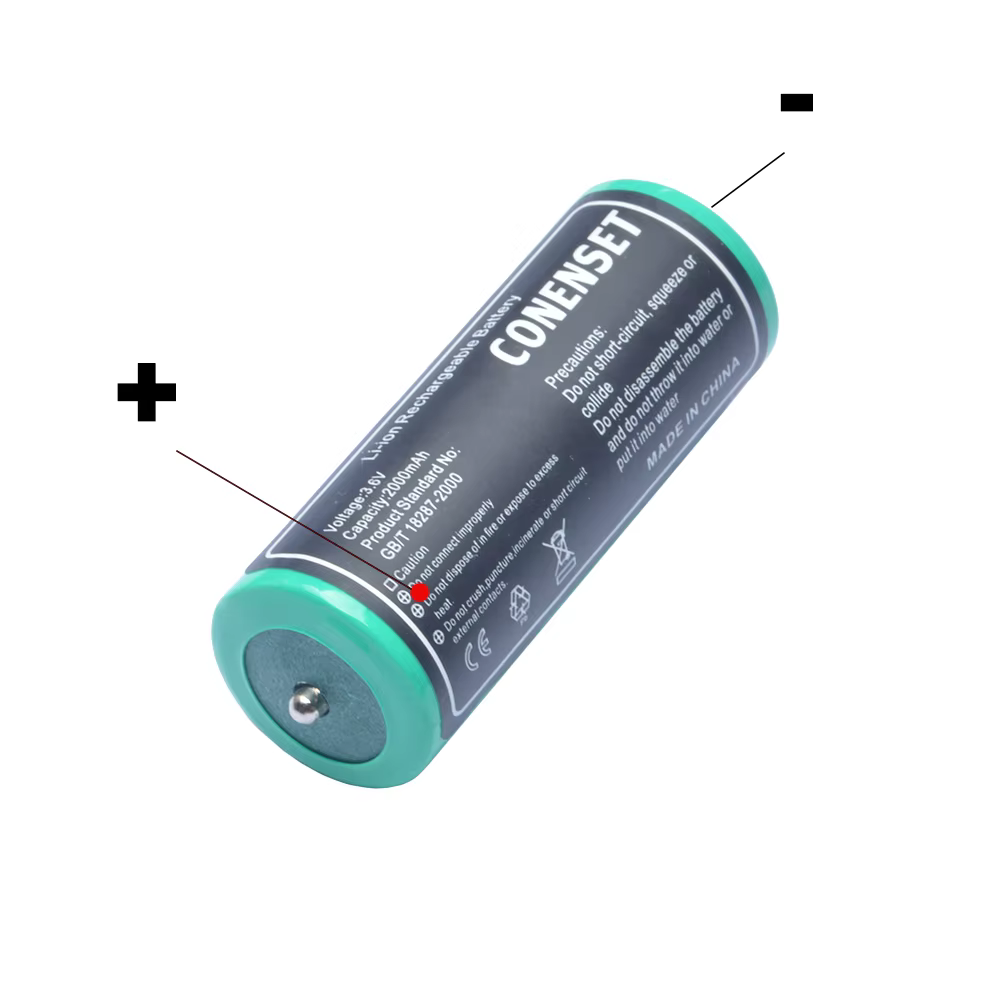 Batterie de Rechange UR18500L pour Rasoirs Électriques Braun Série 5
