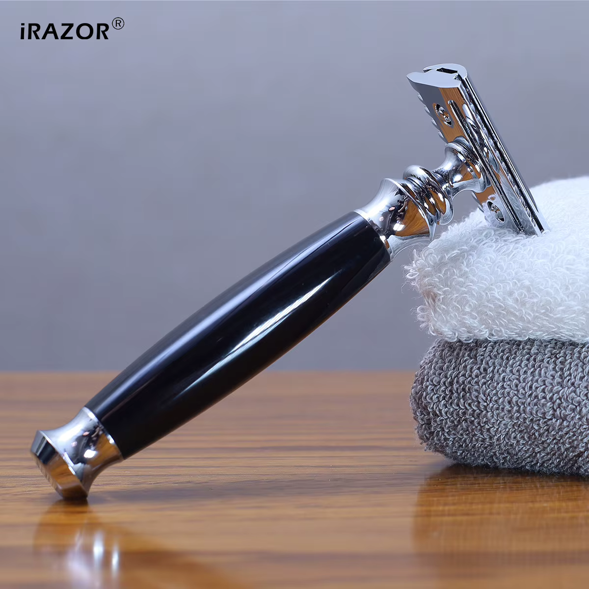 IRAZOR barbier Double bords rasoir de sécurité pour hommes-10 lames originales incluses épilation du corps Machine à