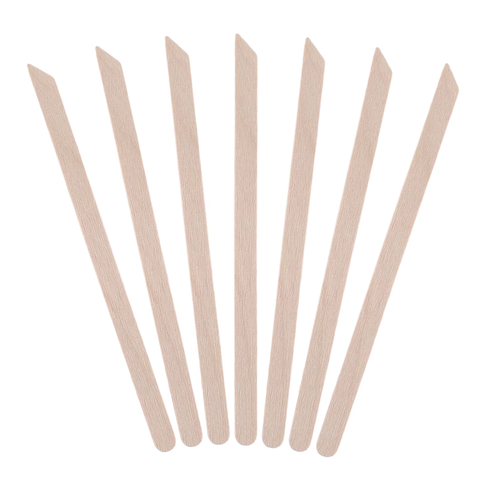 100 bâtonnets jetables en bois pour l'épilation corporelle