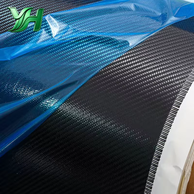 Tissu préimprégné en fibre de carbone 3K 200 g/m² à armure sergé 2x2, matrice en résine époxy haute résistance pour l'aérospatiale, l'automobile et le sport