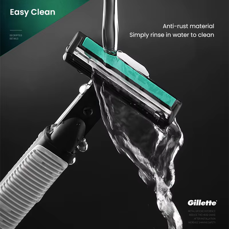 Gillette Vector rasoir avec têtes