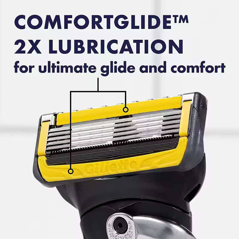 Lame de rasoir pour rasoir ProGlide ProShield Fusion5 Gillette Fusion Proshield lame de rasoir 5 couches en acier inoxydable