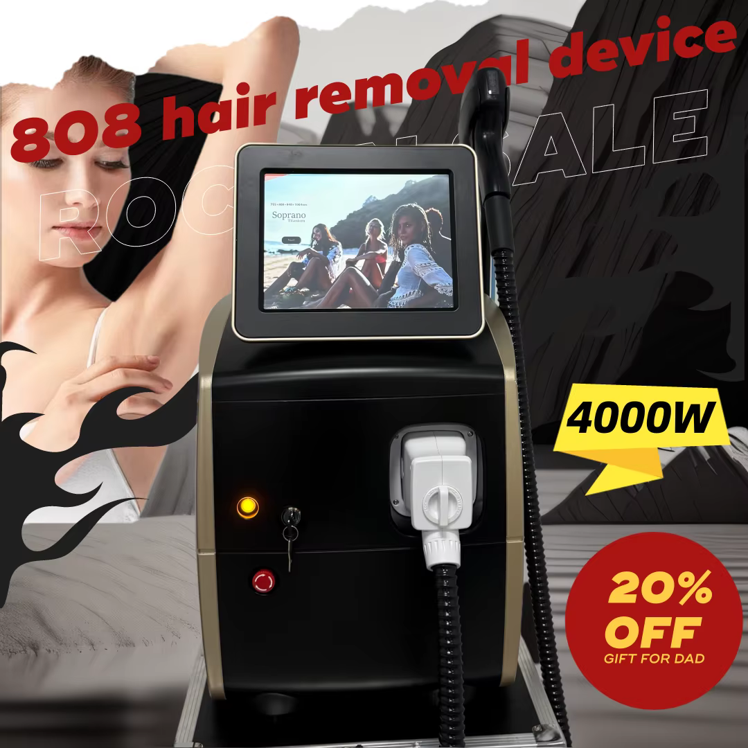 4000W professionnel Portable 755nm 808nm 940nm 1064nm Diode Laser