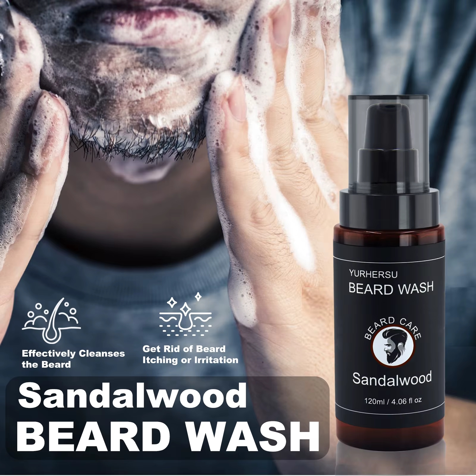 Kit de soins de barbe pour hommes