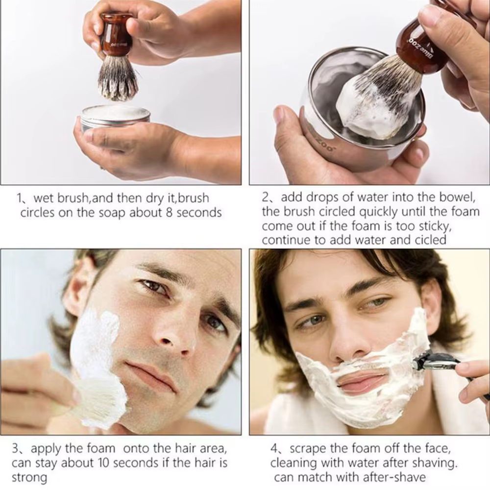 Savon de rasage pour barbe pour hommes