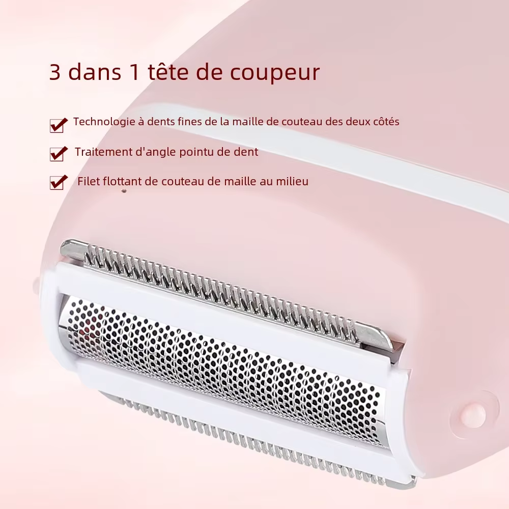 Rasoir électrique 3 en 1 pour femmes