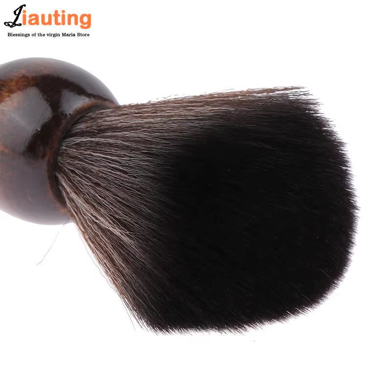 Brosse de rasage avec manche en bois pour hommes