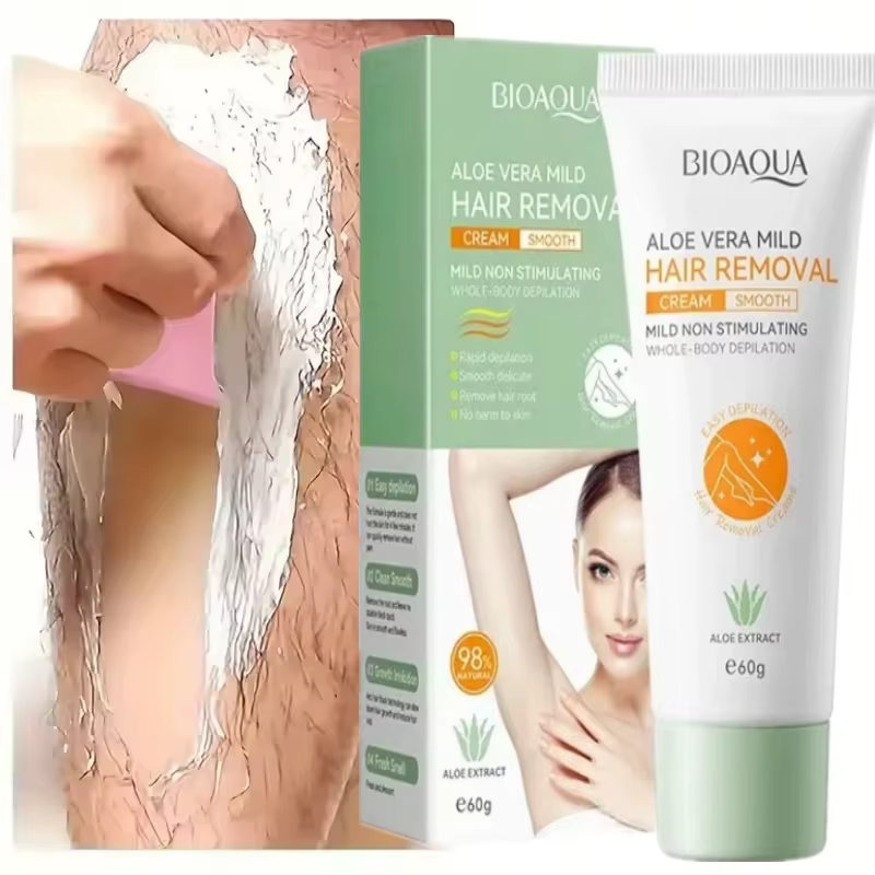 Crème d'épilation permanente épilateur