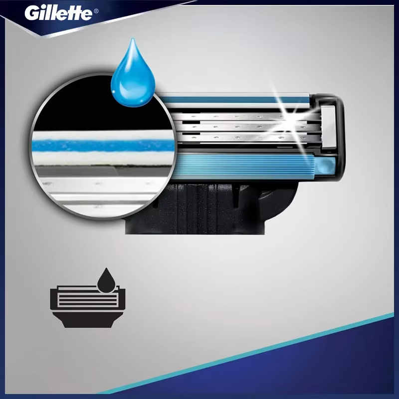Gillette Mach 3 lames de rasoir 4 pièces recharges de lame
