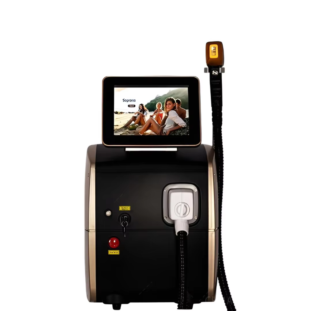 Machine d'épilation laser à diode professionnelle 4500W 755 808 1064nm Ice Titanium 4 longueurs d'onde