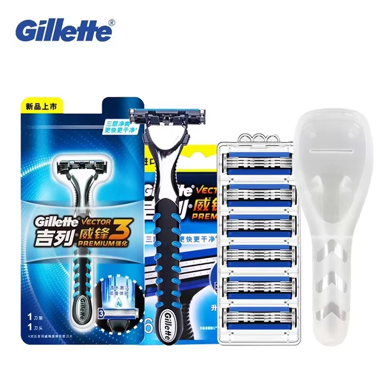 Gillette Sensor Excel rasage lames de rasoir recharges pour hommes Vector3 sécurité