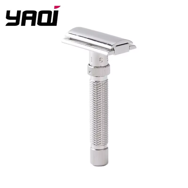 Yaqi Ultima – rasoir de sécurité réglable en acier inoxydable pour hommes